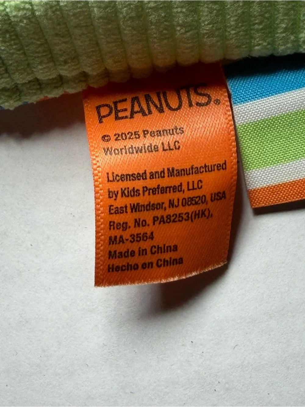 Peanuts Snoopy Halloween Baby Crinkle Book Toy Deluxe EUC